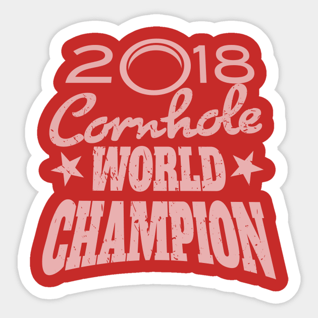 Cornhole Champion Sticker by chrayk57